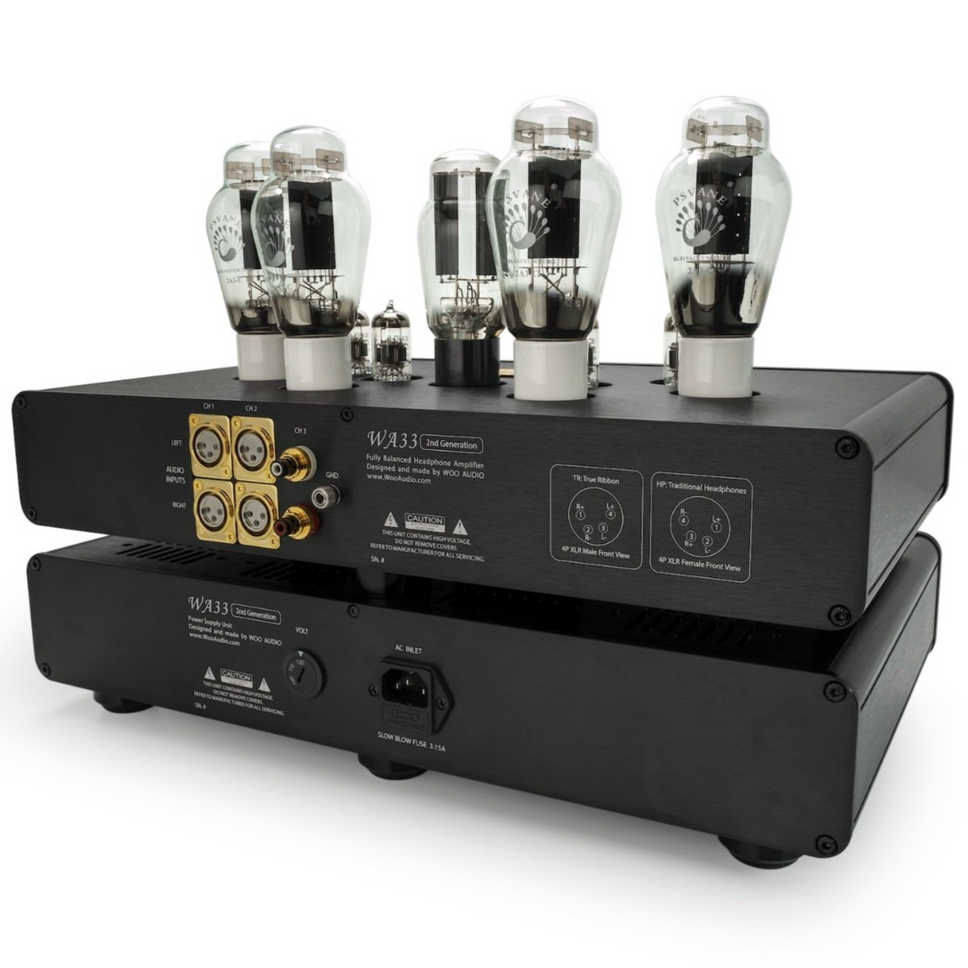 Woo Audio WA33 (2nd Gen) Fully Balanced Headphone Amplifier- JPS Labs ABYSS Edition